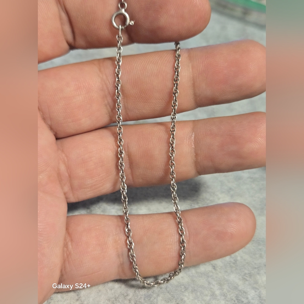 Elegant Silver Sterling 925 Bracelet 9"